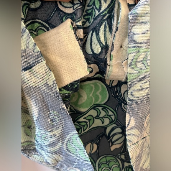 Marc By Marc Jacob Floral Cashmere-Wool Faded Seashell Embellished Cardigan - Picture 7 of 12